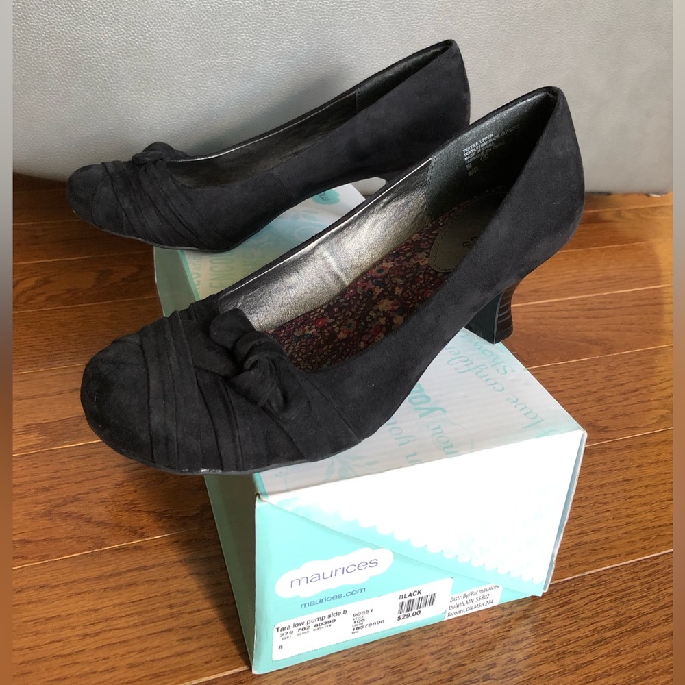 Maurices Tara Low Pump in Black- size 8